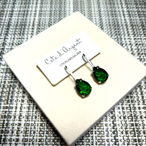 Cote d’ Argert BRAND NEW Silver toned hoop earrings ✨✨✨ - Picture 2 of 6